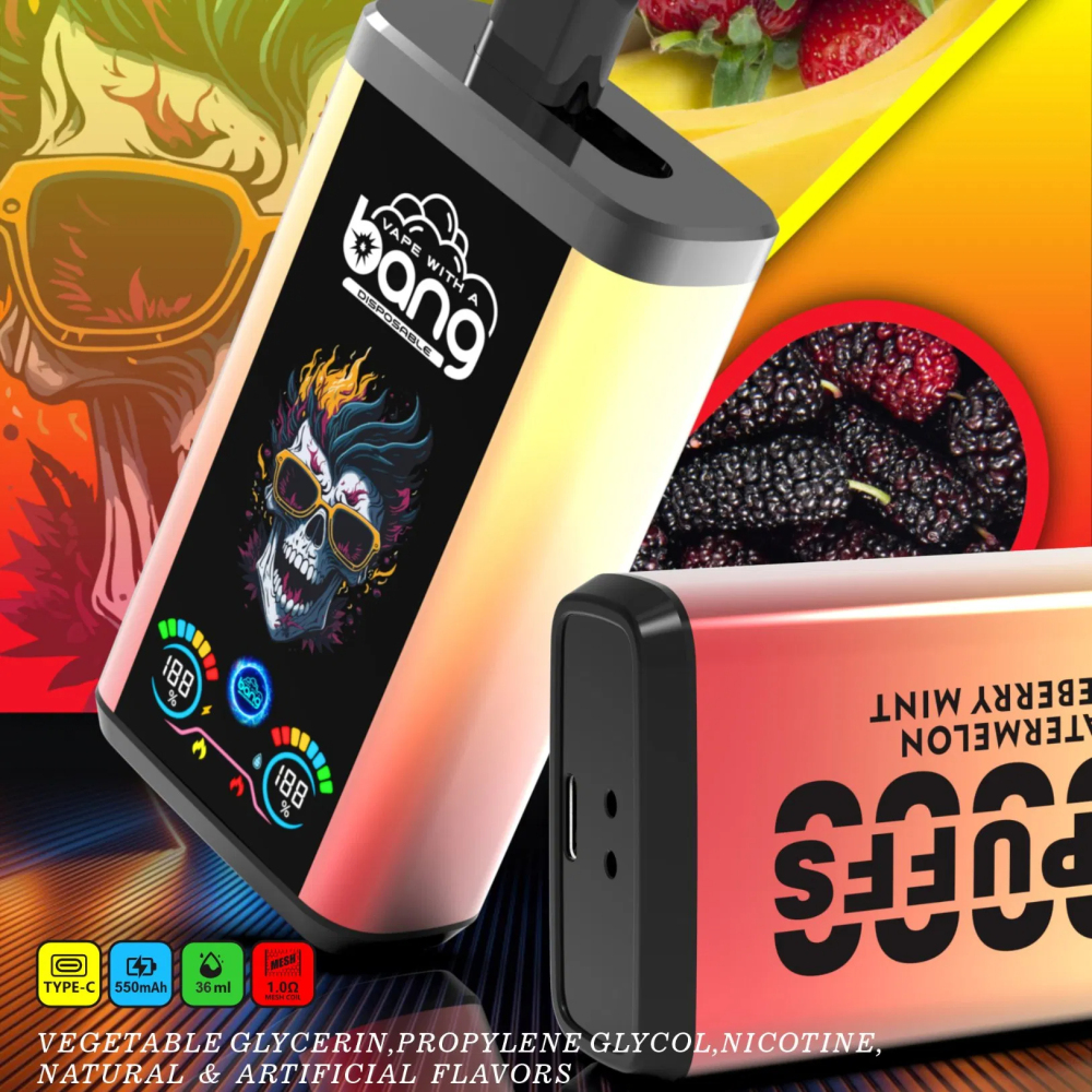Bang 30K Pro: 30,000 Puffs Disposable Vape with Dual-Flavor System