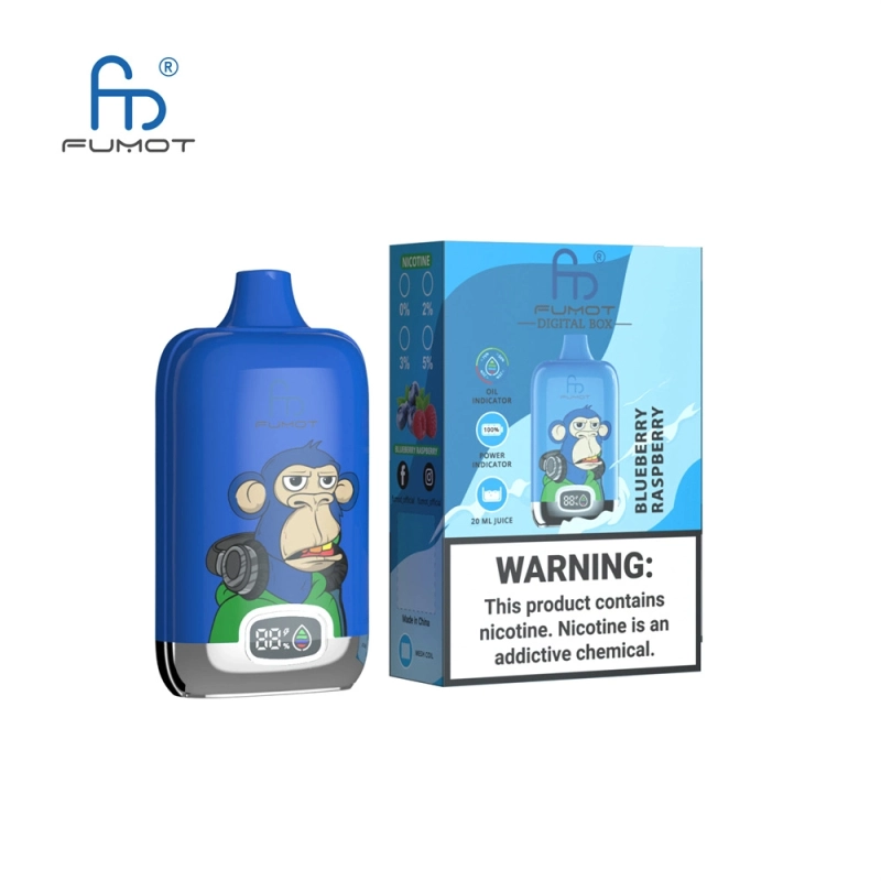 ORIGINAL FUMOT RANDM DIGITAL BOX 12000 PUFFS | 12K Puff Disposable Vape Whoelsale | Build-In Smart Display Screen Electronic CIgarette
