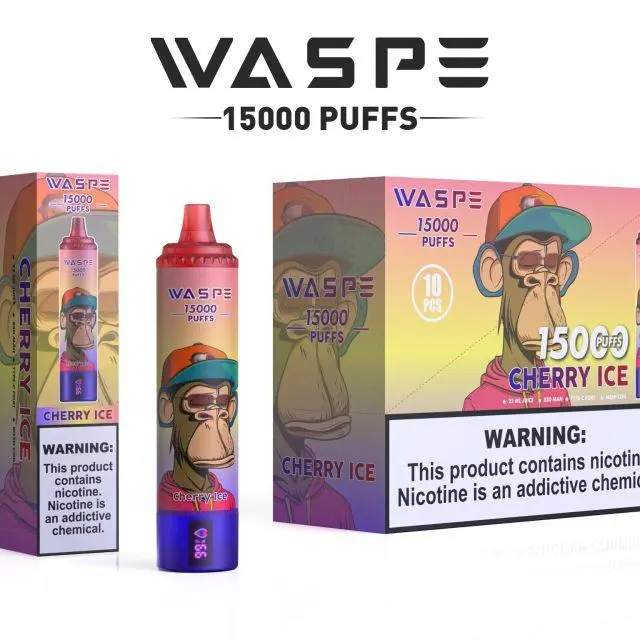 WASPE TORNADO 15000 PUFFS | 15K Puff Disposable Vape | Bulid-In Smart Display Screen