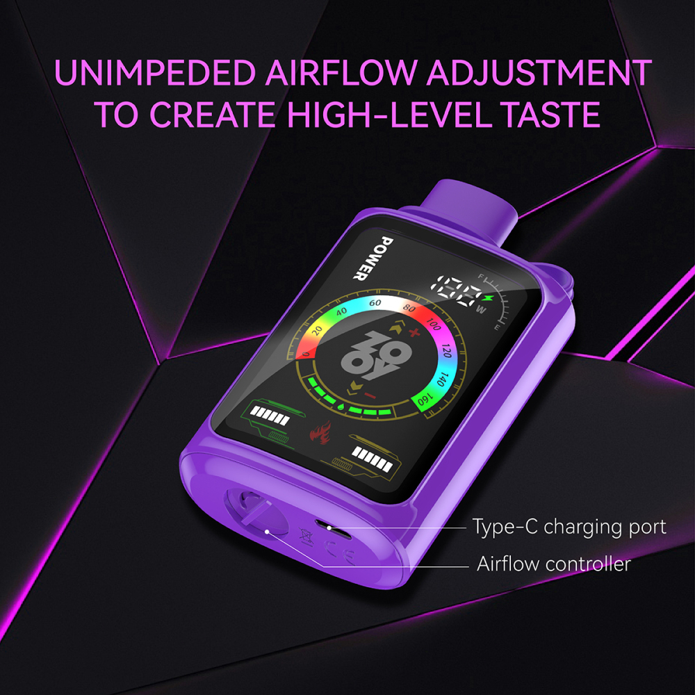 EU Warehouse Zooy Power 28000 Puffs Touch Screen Power Adjustable Pod Pen Wholesale10 Flavor Disposable I Vape