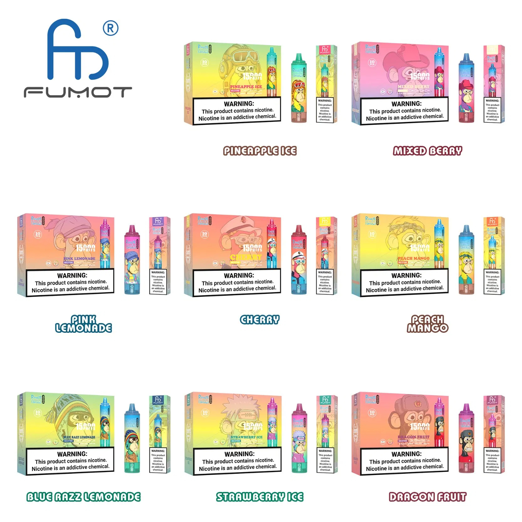 GoldenVape Fumot Tornado 15000 Disposable Vape – 25ml – 15,000 Puffs – Rich  Flavor, Convenient, and Ready to Use