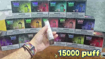 Fizzy Luxury 15000 Puffs LED Screen EU Warehouse Wholesale Disposable Vape Puff 15k E Cigarettes Airflow Adjustable