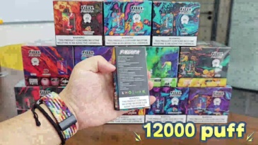 FIZZY PANDORA12000 PUFFS | EU Warehouse Free Shipping | 12K Puff Wholesale Disposable Vape | LED Screen Display E-Cigarettes Vaper Pod