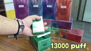 Fizzy Boom 13000 Puffs LED Screen EU Warehouse Wholesale Disposable Vape Puff 13k E Cigarettes
