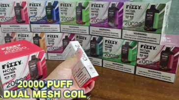 FIZZY NOVA 20000 PUFFS | EU Warehouse Free Shipping | 20K Puff Electronic Cigarette Pod | LCD Screen Wholesale Disposable Vape | Double Mode&Dual Mesh Coil Vaper