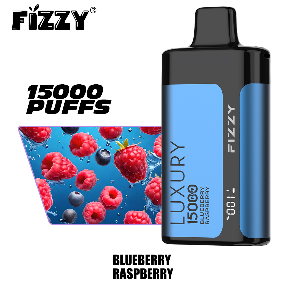 Fizzy Luxury 15000 Puffs LED Screen EU Warehouse Wholesale Disposable Vape Puff 15k E Cigarettes Airflow Adjustable