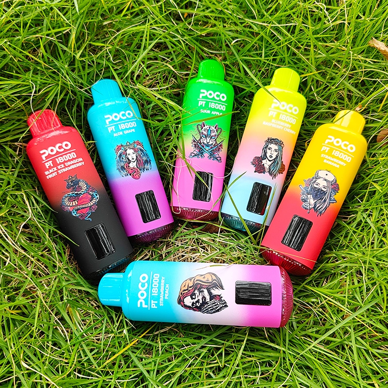 POCO PT18000 PUFFS | EU Warehouse Free Shipping | RGB Light Disposable Vape | Wholesale E-Cigarette Pod | Minimum Order Quantity 100pcs