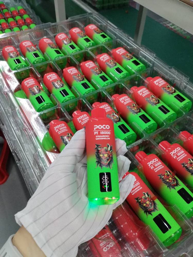 POCO PT18000 PUFFS | EU Warehouse Free Shipping | RGB Light Disposable Vape | Wholesale E-Cigarette Pod | Minimum Order Quantity 100pcs