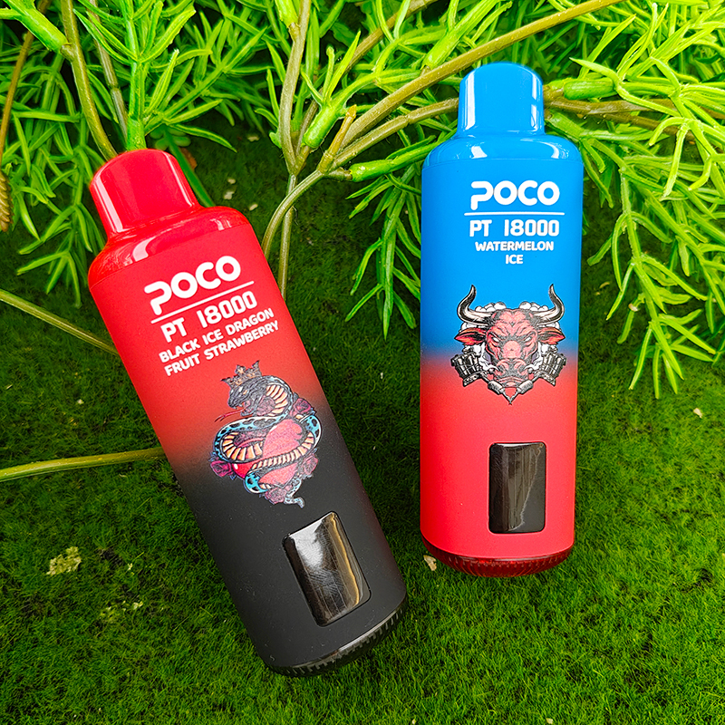POCO PT18000 PUFFS | EU Warehouse Free Shipping | RGB Light Disposable Vape | Wholesale E-Cigarette Pod | Minimum Order Quantity 100pcs