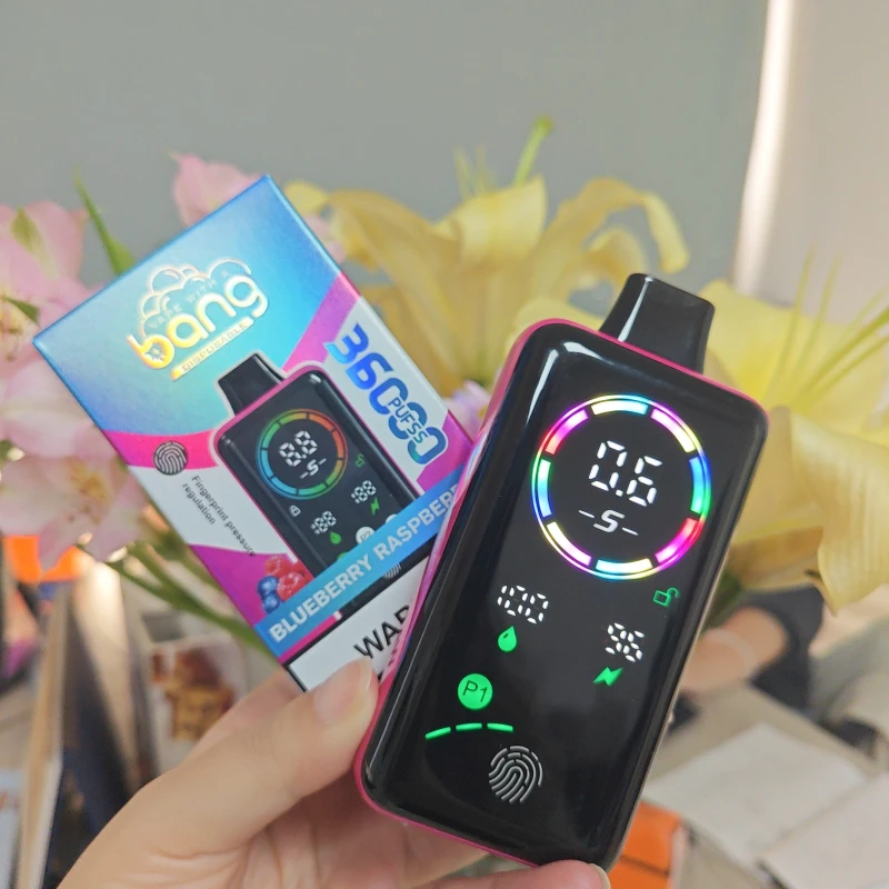 Bang 36000 Puffs Smart Full Screen FingerPrint Wholesale Disposable Vape Puff 36k Prefilled Pod