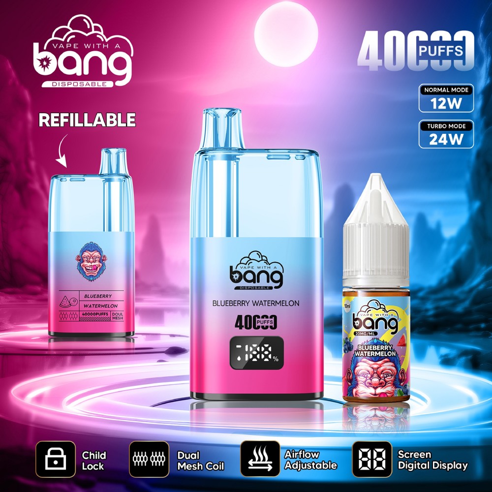 Refillable Bang Vape Oil 10ML 20MG E-Juice Flavor Wholesale Disposable Vape Electronic Cigarette
