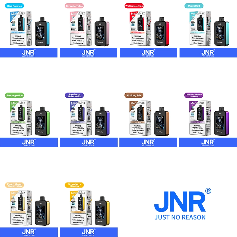 JNR Media Max 40000 Puffs Smart Screen Wholesale Disposable Vape Puff 40k Electronic Cigarette Adjustable Airflow Dual Mode Dual Mesh