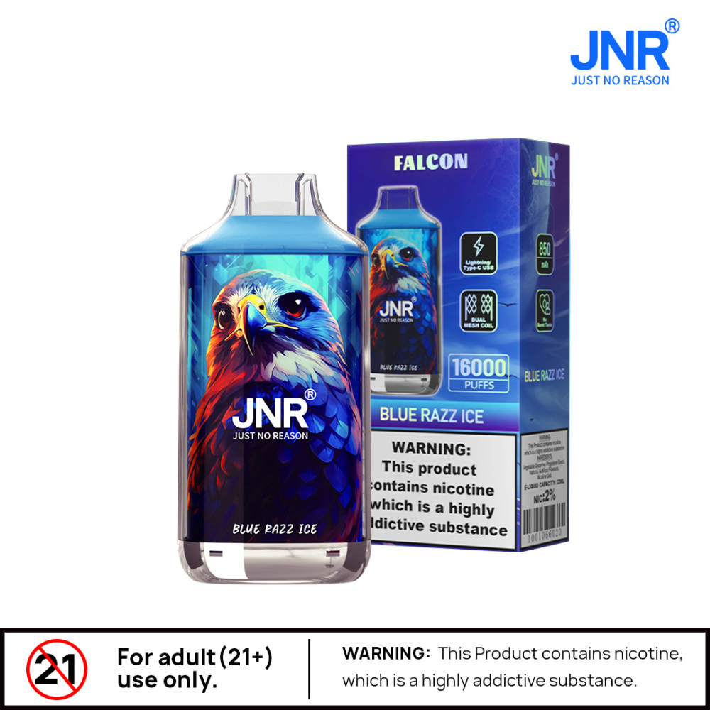 JNR Falcon 16000 Puffs Wholesale Disposable Vape Puff 16k Electronic Cigarette  Adjustable Airflow