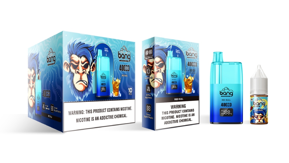 Bang 40000 Puffs Digital Display Screen Wholesale Disposable Vape Puff 40k Electronic Cigarette Refillable Oil Child Lock Airflow Adjustable Vaper