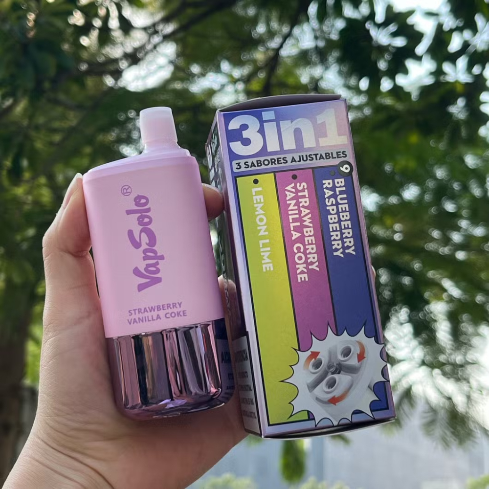 Vapsolo Triple Flavors 3 in 1 Digital Screen  Disposable Vape 30000 Puffs Whoelsale  E cigarette Puff 30k Vaper