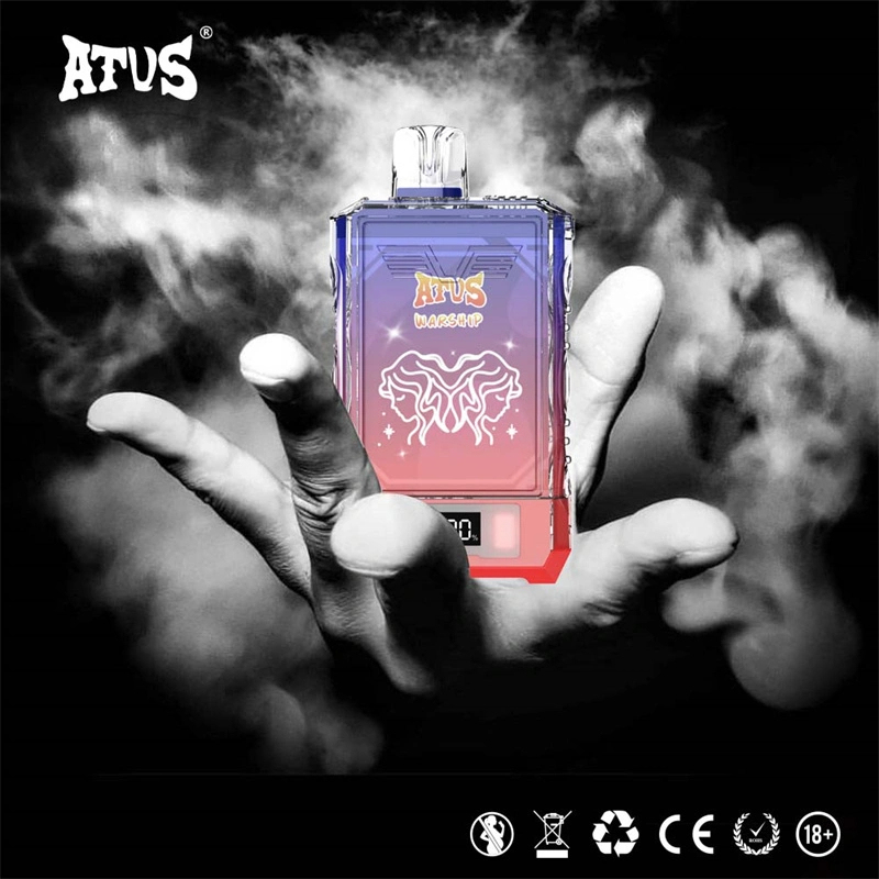 ATVS Warship 18000 Puffs Smart Screen Wholesale 2024 Best Disposable Vape | Pod Kit Puff 18k Adjustable Airflow E Cigarette