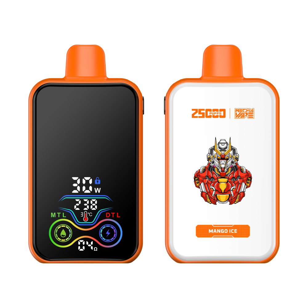ATVS Warship 25000 Puffs Smart Full Screen Wholesale Online Disposable Vape Electronic Cigarette Puff 25k Adjustable Airflow Pod Kit