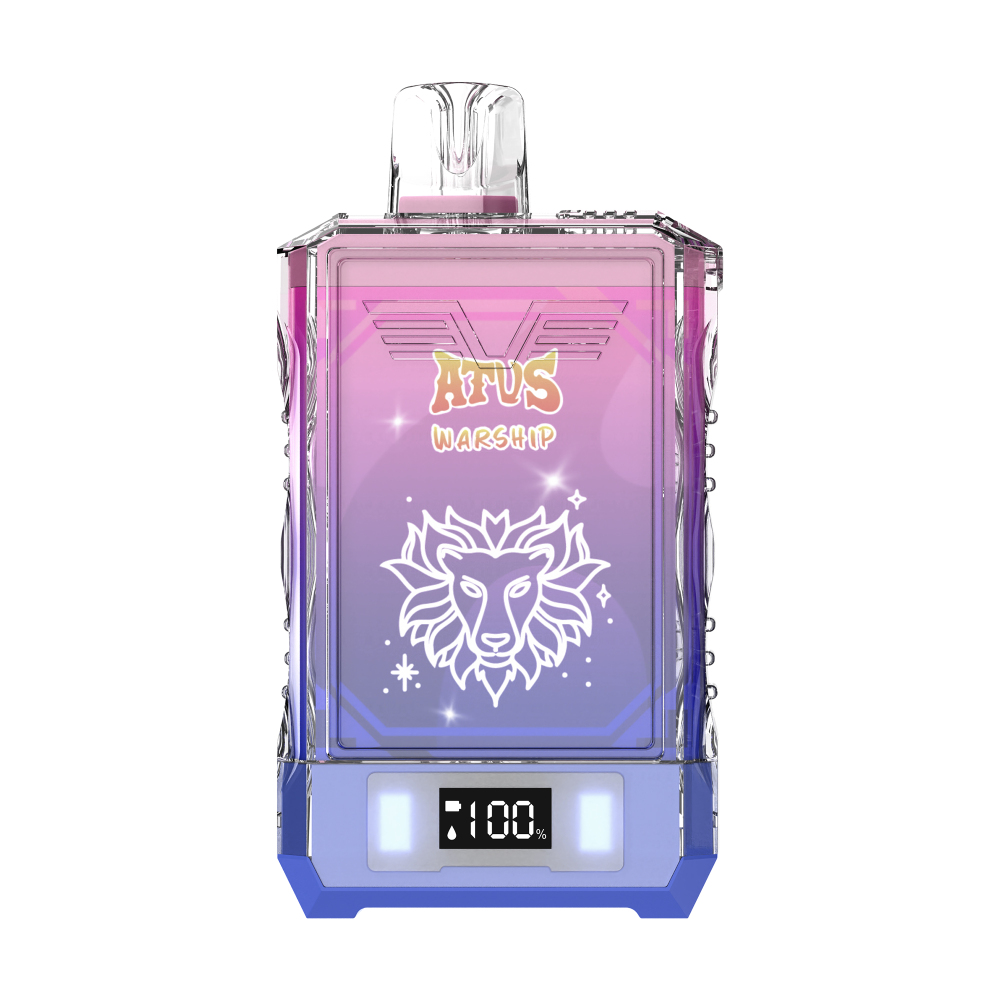 ATVS Warship 18000 Puffs Smart Screen Wholesale 2024 Best Disposable Vape | Pod Kit Puff 18k Adjustable Airflow E Cigarette