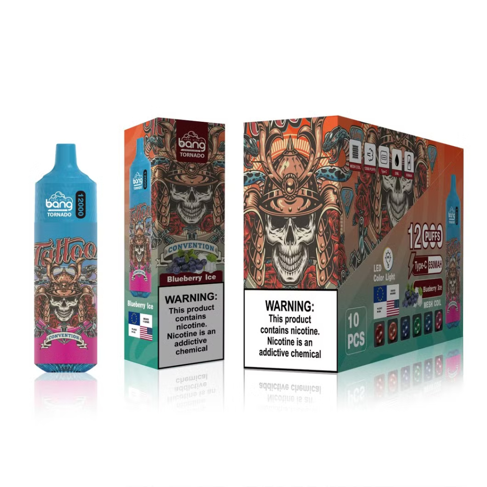 Bang 12000 Puffs Disposable Vape Tornado Vape Wholesale E Cigarettes Online Puff 12k Prefilled Pod
