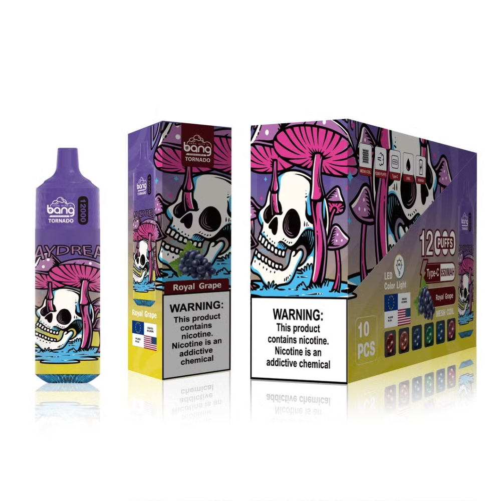 Bang 12000 Puffs Disposable Vape Tornado Vape Wholesale E Cigarettes Online Puff 12k Prefilled Pod