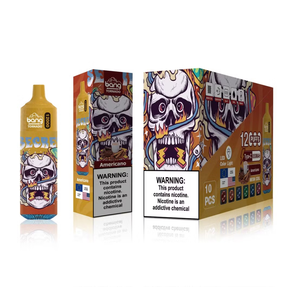 Bang 12000 Puffs Disposable Vape Tornado Vape Wholesale E Cigarettes Online Puff 12k Prefilled Pod