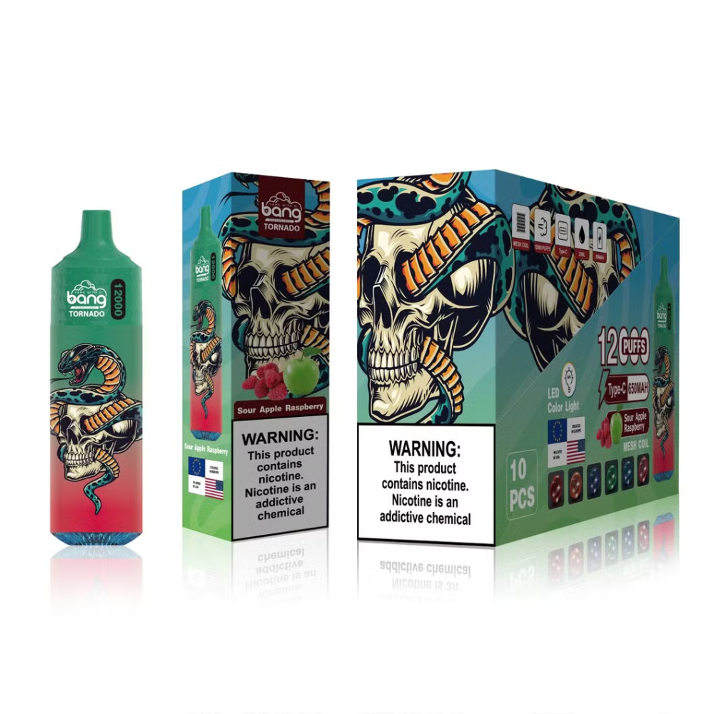 Bang 12000 Puffs Disposable Vape Tornado Vape Wholesale E Cigarettes Online Puff 12k Prefilled Pod
