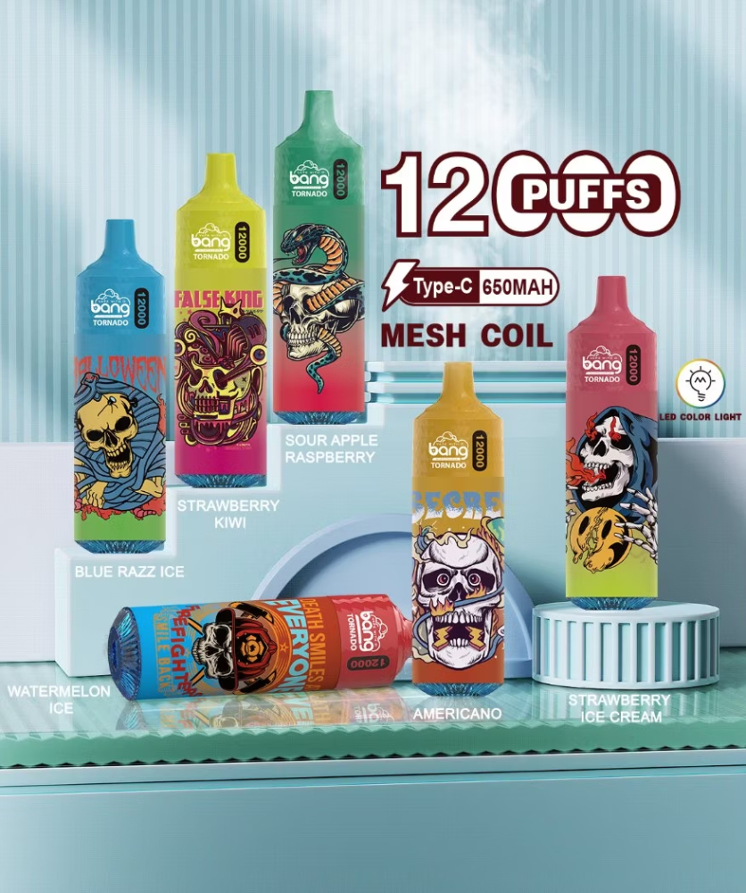 Bang 12000 Puffs Disposable Vape Tornado Vape Wholesale E Cigarettes Online Puff 12k Prefilled Pod