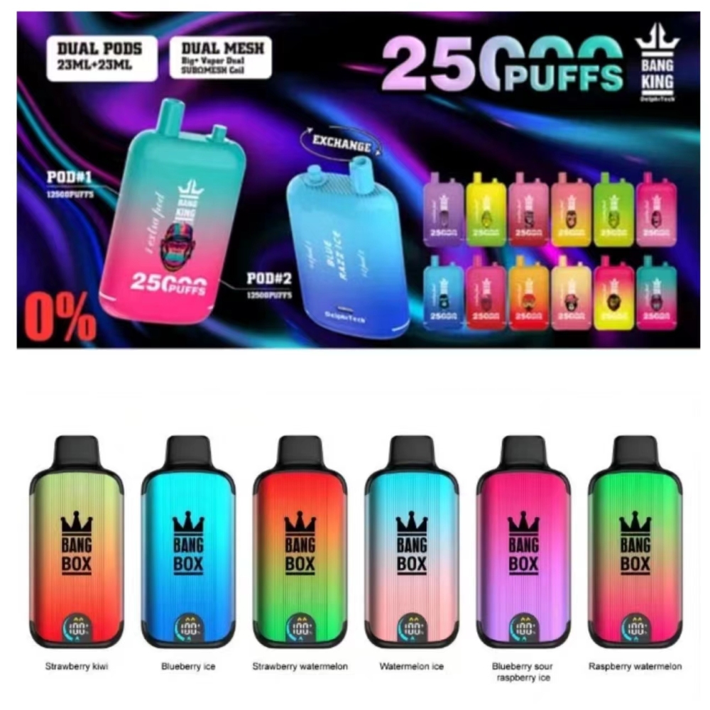 Bang 20000 Puffs Smart Screen Disposable Electronic Cigarettes Online Cheap Vape Puff 20k Prefilled Pod