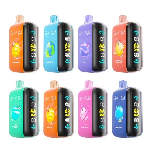 Original Elf Bar 25000 Puffs Disposable Vape Raya D3 Vape 25k Puff 3D Screen Electronic Cigarette