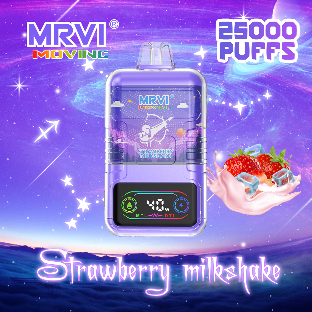 MRVI MOVING 25000 Puffs Disposabel Vape Digital Display&Child Lock MTL&DTL Shisha 25K Electronic Cigarette