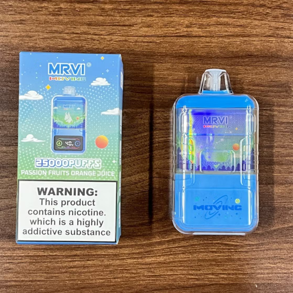 MRVI MOVING 25000 Puffs Disposabel Vape Digital Display&Child Lock MTL&DTL Shisha 25K Electronic Cigarette