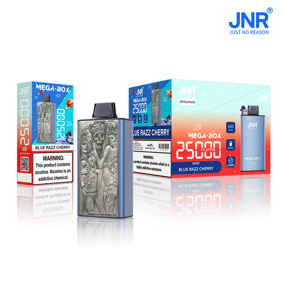 JNR MEGA BOX--Approximate to 25000 puffs Disposabel Vape Puff 25K Wholesale E Cigarette