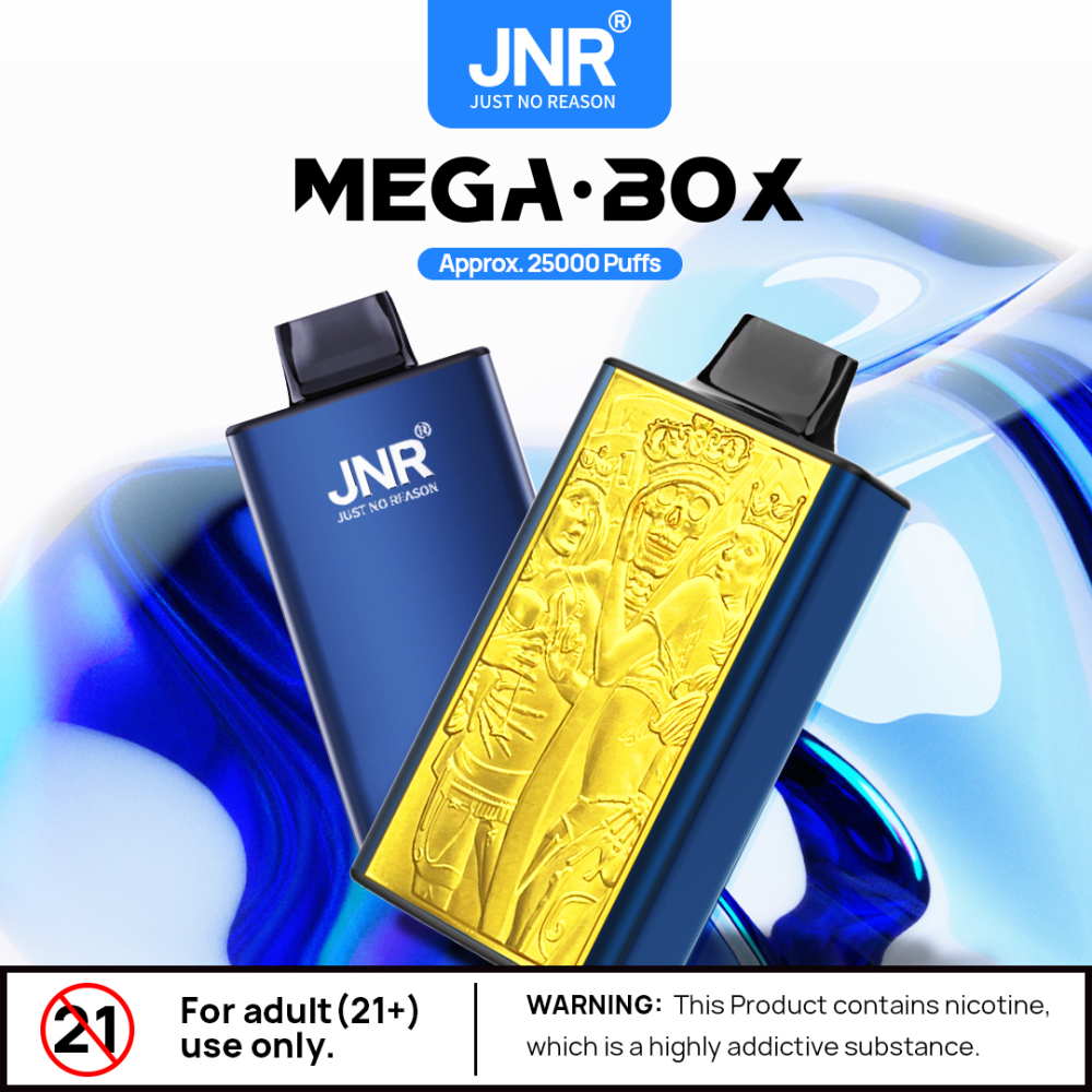 JNR MEGA BOX--Approximate to 25000 puffs Disposabel Vape Puff 25K Wholesale E Cigarette