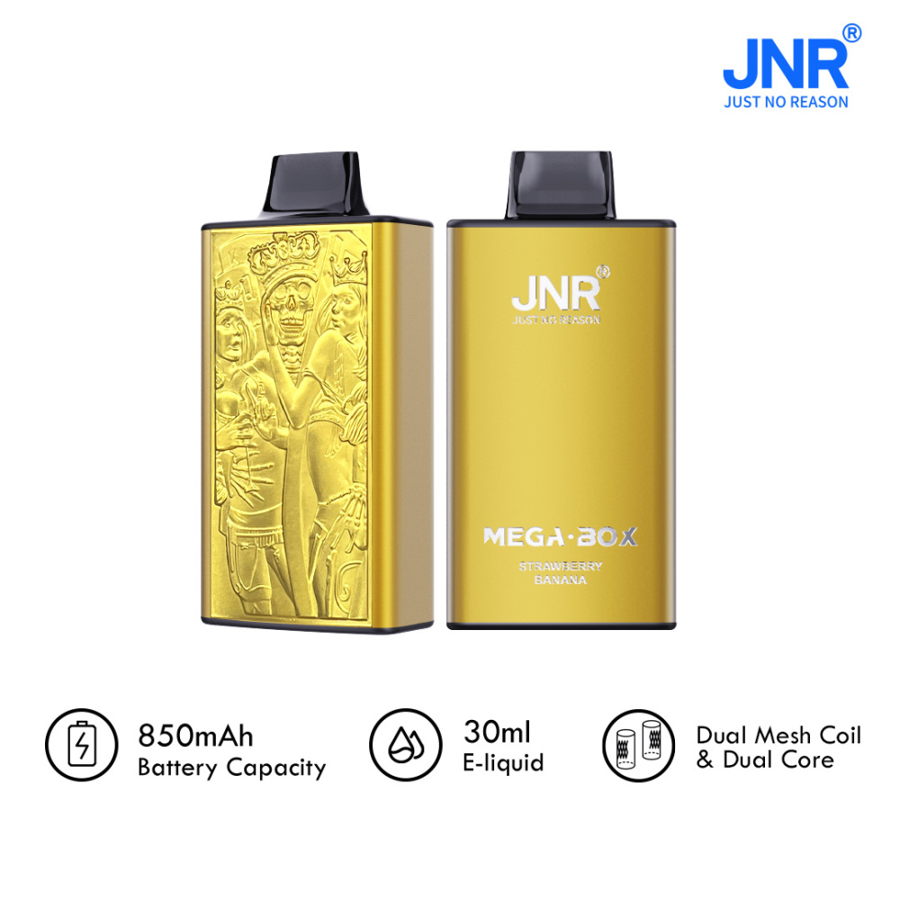 JNR MEGA BOX--Approximate to 25000 puffs Disposabel Vape Puff 25K Wholesale E Cigarette