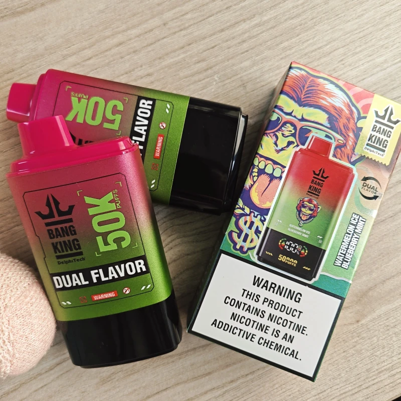 BANG KING 50000 PUFFS - 50K Puff Disposable Vape - Dual Flavors Electronic Cigarette - 2 in 1 Twins Vaper