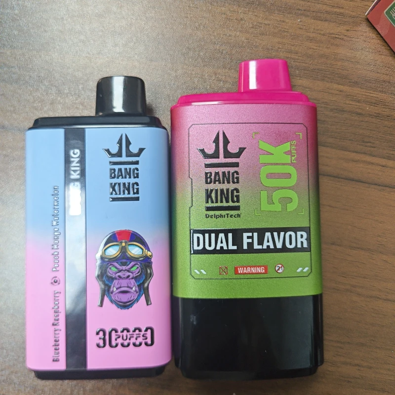BANG KING 50000 PUFFS - 50K Puff Disposable Vape - Dual Flavors Electronic Cigarette - 2 in 1 Twins Vaper