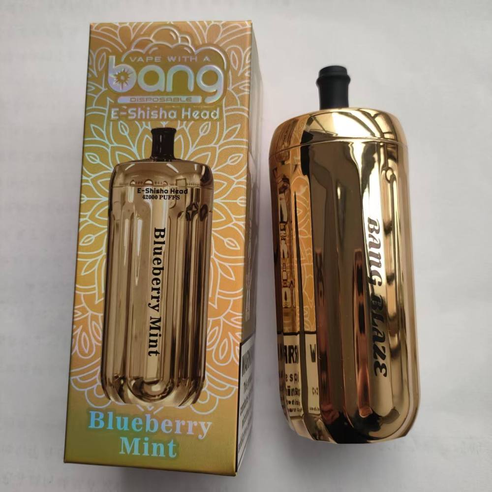 Bang King 42000 Puffs Blaze Smart Screen Puff 42K DTL Hookah Shisha Wholesale Disposable Vape E Cigarettes Two Mesh Adjust Power