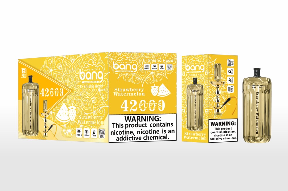 Bang King 42000 Puffs Blaze Smart Screen Puff 42K DTL Hookah Shisha Wholesale Disposable Vape E Cigarettes Two Mesh Adjust Power