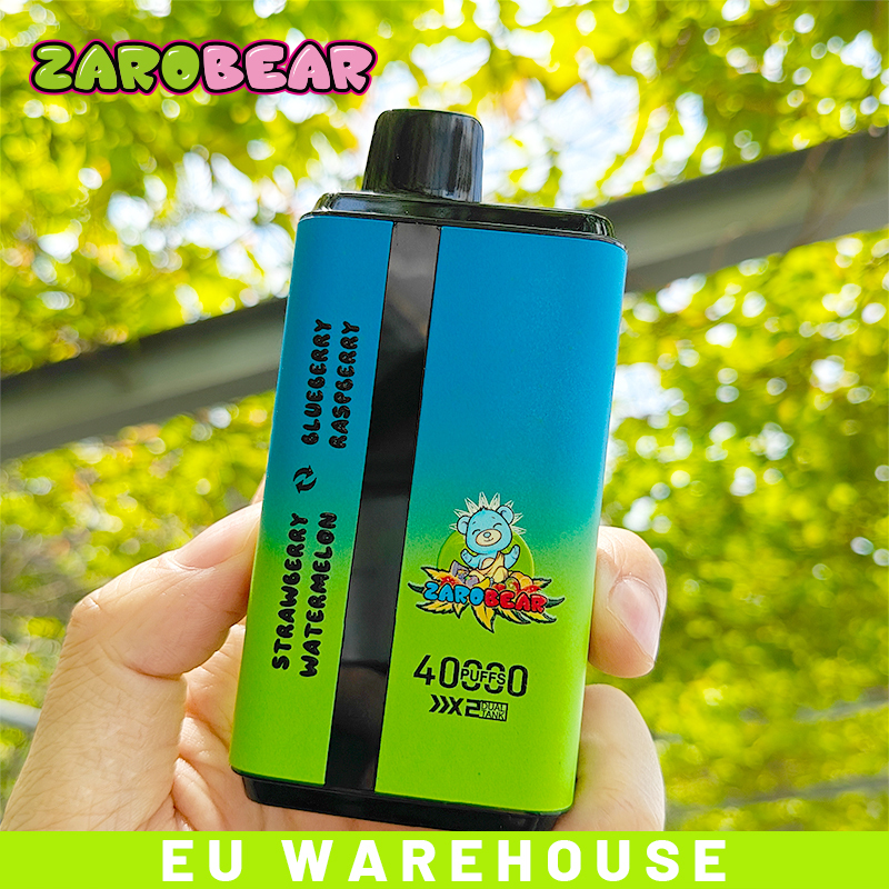 ZAROBEAR TWINS 40000 PUFFS E Cigarette | EU Warehouse Free Shipping 2-5 Days Delivery | Smart Screen Screen | 2 in1 Dual Flavors Wholesale Disposable Vape