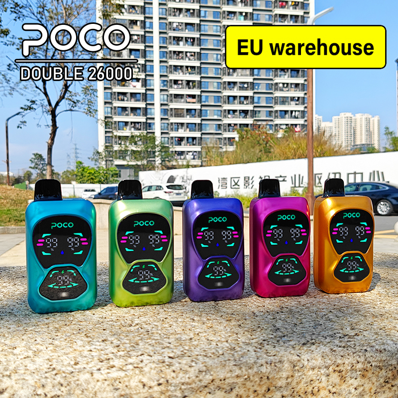 POCO 26000 PUFFS | EU Warehouse Free Shipping | 3-7 Days Delivery | Disposable Dual Flavor Vape | Wholesale E-Cigarette Pod | Minimum Order Quantity 100pcs