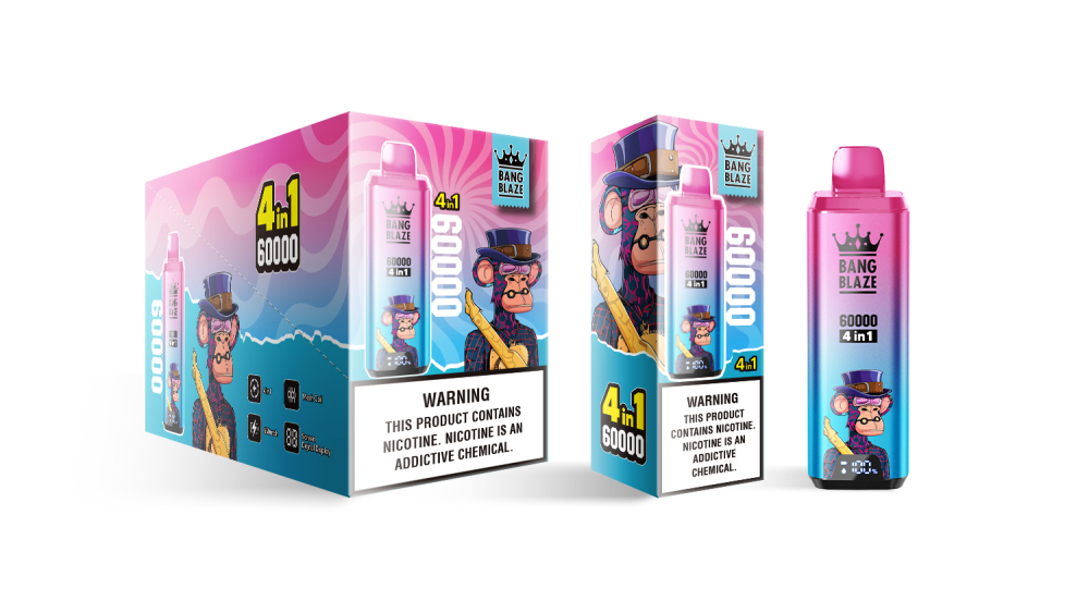 BANG KING 60000 PUFFS | Puff 60K Disposable Vape | Four Flavors Electronic Cigarette | 4 in 1 Twins Vaper