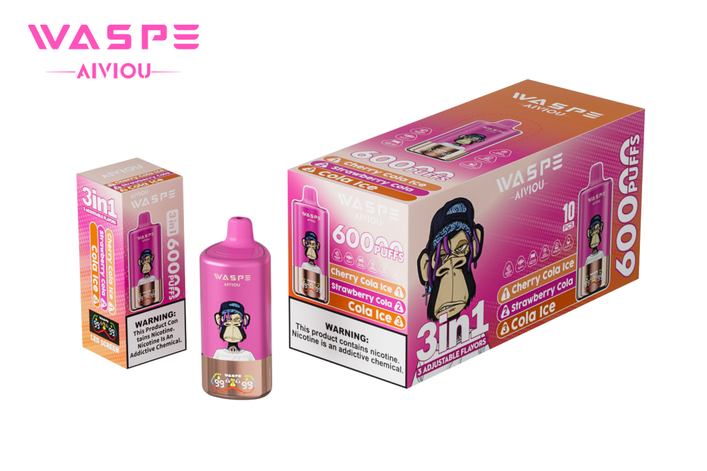 Waspe 60000 PUFFS | 60K Puff Disposable Vape | Triple Flavors Electronic Cigarette | 3 in 1 Vaper Pod | 850mah Fast Charging Vaporizer | EU Wareouse Shipping