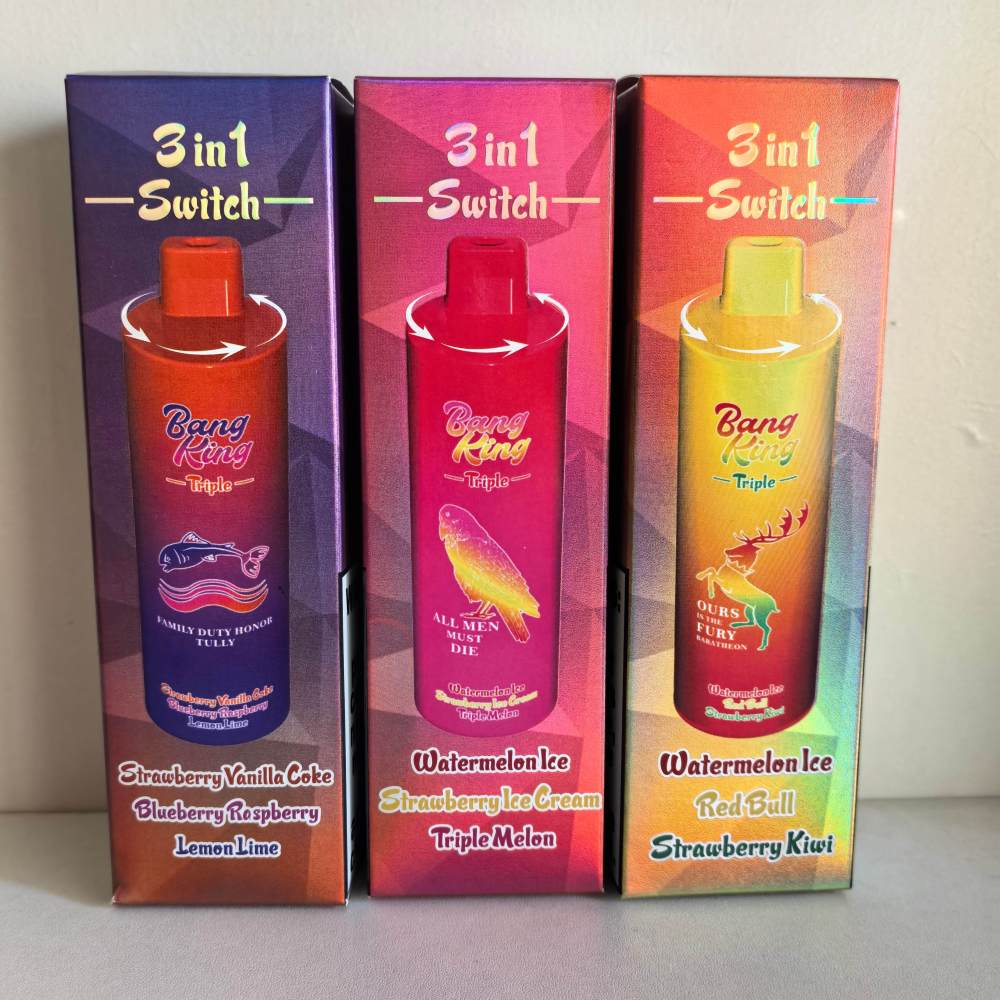 BANG KING 45000 PUFFS | 45000 Puffs Disposable Vape | Triple Flavors Electronic Cigarette | 3 in 1 Triple Vaper