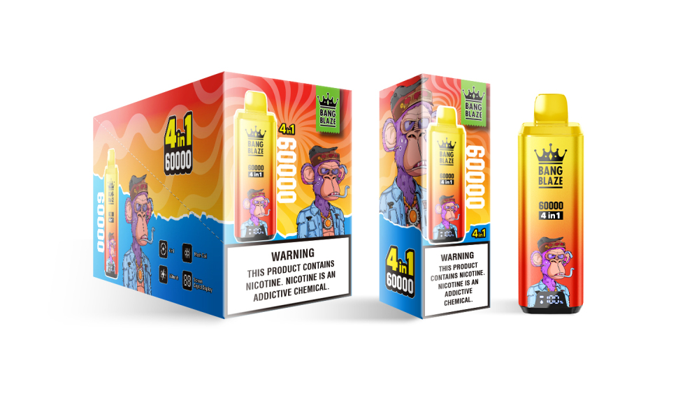 BANG KING 60000 PUFFS | Puff 60K Disposable Vape | Four Flavors Electronic Cigarette | 4 in 1 Twins Vaper