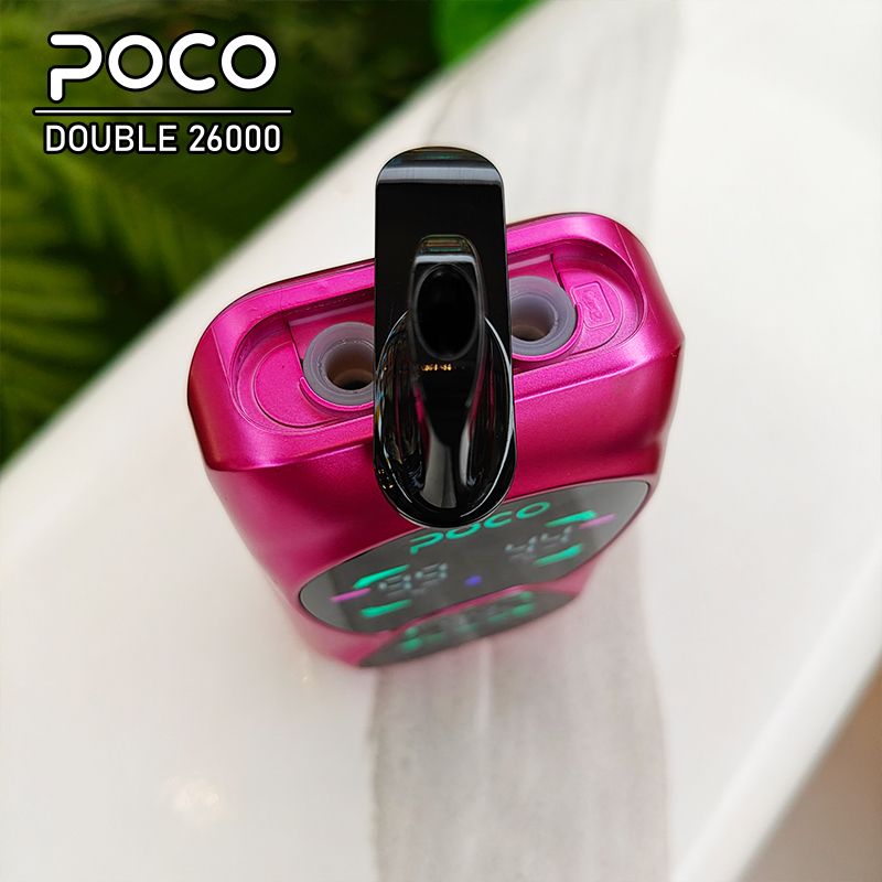 POCO 26000 PUFFS | EU Warehouse Free Shipping | 3-7 Days Delivery | Disposable Dual Flavor Vape | Wholesale E-Cigarette Pod | Minimum Order Quantity 100pcs