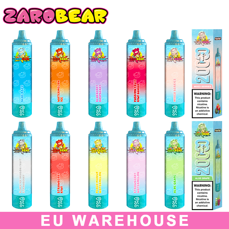 ZAROBEAR Randm Tornado 20000 PUFFS Electronic Cigarette | EU Warehouse Free Shipping 2-5 Days Delivery | Fumot 15K | Smart Screen Screen | Wholesale Disposable Vape