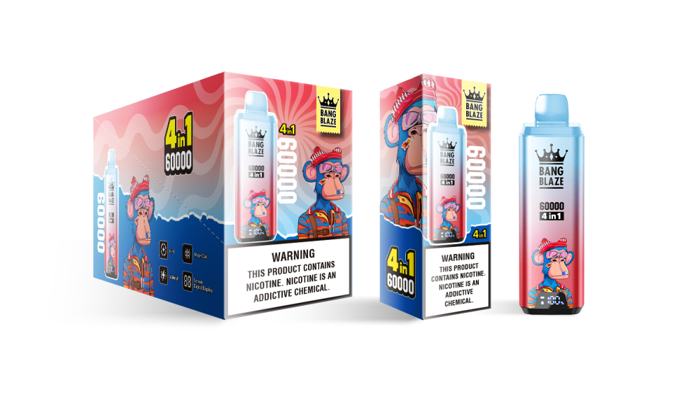 BANG KING 60000 PUFFS | Puff 60K Disposable Vape | Four Flavors Electronic Cigarette | 4 in 1 Twins Vaper