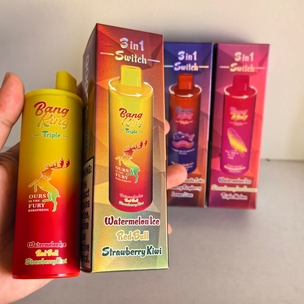 BANG KING 45000 PUFFS | 45000 Puffs Disposable Vape | Triple Flavors Electronic Cigarette | 3 in 1 Triple Vaper