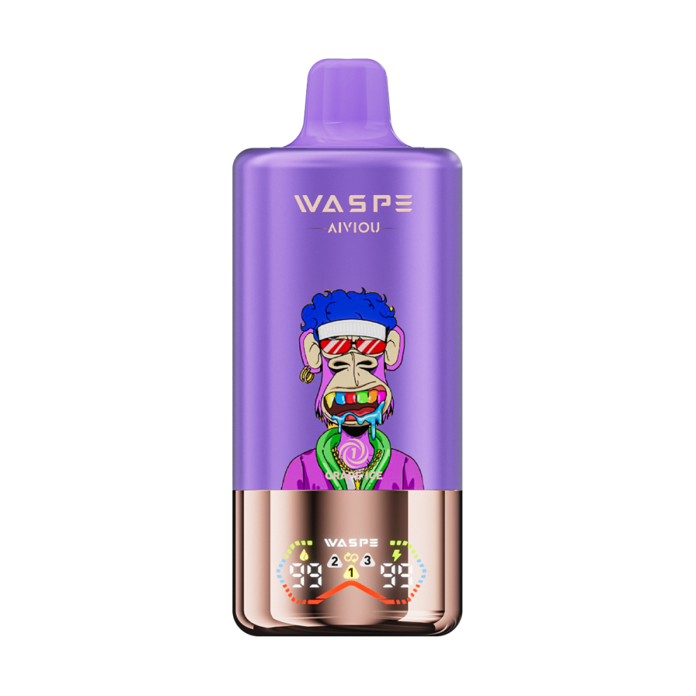 Waspe 60000 PUFFS | 60K Puff Disposable Vape | Triple Flavors Electronic Cigarette | 3 in 1 Vaper Pod | 850mah Fast Charging Vaporizer | EU Wareouse Shipping