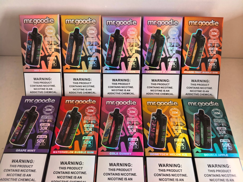 Mr Goodie 50000 30000 PUFFS | 50K Puff Disposable Vape | DTL/MTL Electronic Cigarette Vaper | Big Puff E Shisha Hookha